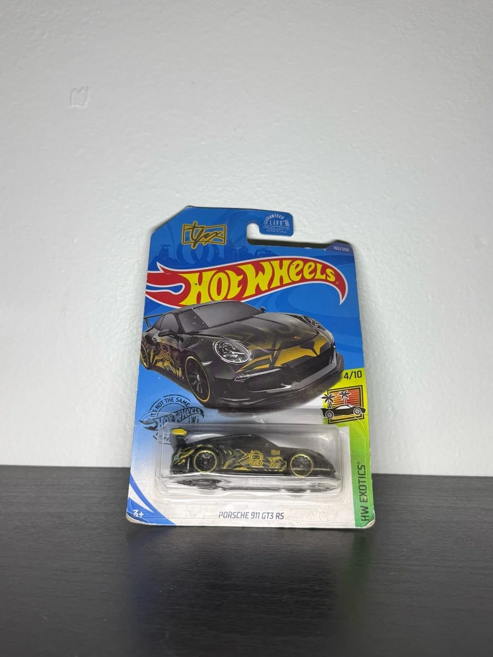 2020 Hot Wheels Porsche 911 GT3 RS #162 Tanner Fox Black HW Exotics